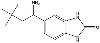 5-(1-amino-3,3-dimethylbutyl)-2,3-dihydro-1H-1,3-benzodiazol-2-one Structure