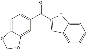 5-(1-benzofuran-2-ylcarbonyl)-2H-1,3-benzodioxole 구조식 이미지