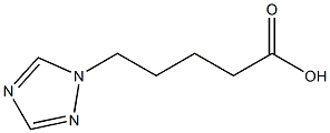 5-(1H-1,2,4-triazol-1-yl)pentanoic acid Structure