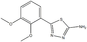 5-(2,3-dimethoxyphenyl)-1,3,4-thiadiazol-2-amine Structure