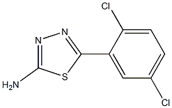 5-(2,5-dichlorophenyl)-1,3,4-thiadiazol-2-amine Structure