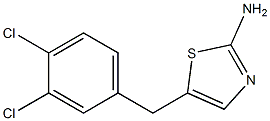 5-(3,4-dichlorobenzyl)-1,3-thiazol-2-amine 구조식 이미지