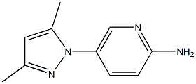 5-(3,5-dimethyl-1H-pyrazol-1-yl)pyridin-2-amine Structure