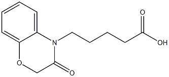 5-(3-oxo-3,4-dihydro-2H-1,4-benzoxazin-4-yl)pentanoic acid 구조식 이미지