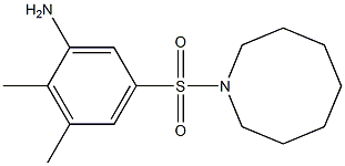 5-(azocane-1-sulfonyl)-2,3-dimethylaniline Structure