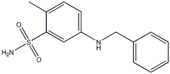 5-(benzylamino)-2-methylbenzene-1-sulfonamide Structure