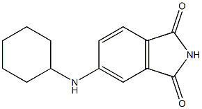 5-(cyclohexylamino)-2,3-dihydro-1H-isoindole-1,3-dione Structure