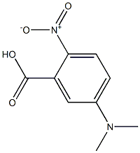 5-(dimethylamino)-2-nitrobenzoic acid 구조식 이미지