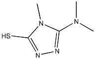 5-(dimethylamino)-4-methyl-4H-1,2,4-triazole-3-thiol 구조식 이미지