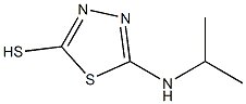 5-(propan-2-ylamino)-1,3,4-thiadiazole-2-thiol Structure