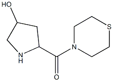 5-(thiomorpholin-4-ylcarbonyl)pyrrolidin-3-ol 구조식 이미지