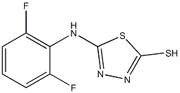 5-[(2,6-difluorophenyl)amino]-1,3,4-thiadiazole-2-thiol Structure