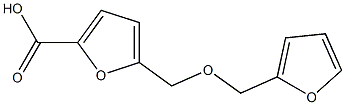 5-[(2-furylmethoxy)methyl]-2-furoic acid Structure