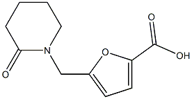 5-[(2-oxopiperidin-1-yl)methyl]furan-2-carboxylic acid 구조식 이미지