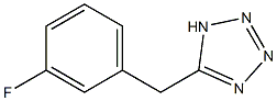 5-[(3-fluorophenyl)methyl]-1H-1,2,3,4-tetrazole 구조식 이미지