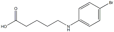 5-[(4-bromophenyl)amino]pentanoic acid 구조식 이미지