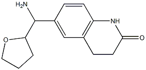 6-[amino(oxolan-2-yl)methyl]-1,2,3,4-tetrahydroquinolin-2-one 구조식 이미지