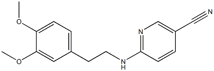 6-{[2-(3,4-dimethoxyphenyl)ethyl]amino}nicotinonitrile Structure