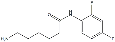 6-amino-N-(2,4-difluorophenyl)hexanamide Structure