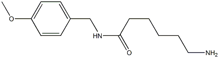 6-amino-N-(4-methoxybenzyl)hexanamide 구조식 이미지