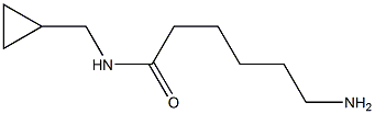 6-amino-N-(cyclopropylmethyl)hexanamide 구조식 이미지