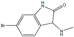 6-bromo-3-(methylamino)-2,3-dihydro-1H-indol-2-one 구조식 이미지