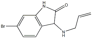 6-bromo-3-(prop-2-en-1-ylamino)-2,3-dihydro-1H-indol-2-one 구조식 이미지