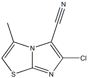 6-chloro-3-methylimidazo[2,1-b][1,3]thiazole-5-carbonitrile Structure