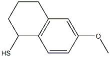 6-methoxy-1,2,3,4-tetrahydronaphthalene-1-thiol 구조식 이미지