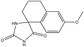 6'-methoxy-3',4'-dihydro-2'H-spiro[imidazolidine-4,1'-naphthalene]-2,5-dione 구조식 이미지