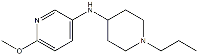 6-methoxy-N-(1-propylpiperidin-4-yl)pyridin-3-amine Structure