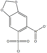 6-nitro-2H-1,3-benzodioxole-5-sulfonyl chloride Structure