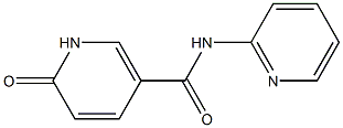 6-oxo-N-(pyridin-2-yl)-1,6-dihydropyridine-3-carboxamide 구조식 이미지