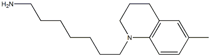 7-(6-methyl-1,2,3,4-tetrahydroquinolin-1-yl)heptan-1-amine Structure