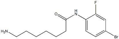 7-amino-N-(4-bromo-2-fluorophenyl)heptanamide 구조식 이미지