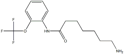7-amino-N-[2-(trifluoromethoxy)phenyl]heptanamide 구조식 이미지