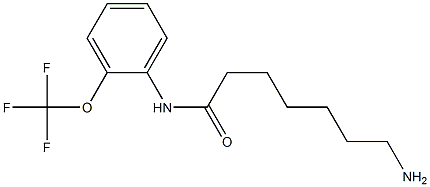 7-amino-N-[2-(trifluoromethoxy)phenyl]heptanamide Structure