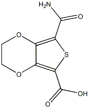 7-carbamoyl-2H,3H-thieno[3,4-b][1,4]dioxine-5-carboxylic acid Structure