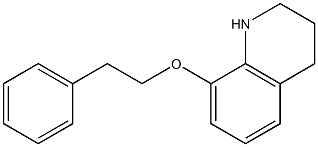 8-(2-phenylethoxy)-1,2,3,4-tetrahydroquinoline 구조식 이미지