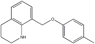 8-(4-methylphenoxymethyl)-1,2,3,4-tetrahydroquinoline Structure