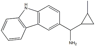 9H-carbazol-3-yl(2-methylcyclopropyl)methanamine 구조식 이미지