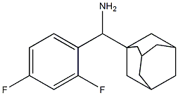 adamantan-1-yl(2,4-difluorophenyl)methanamine Structure