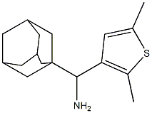 adamantan-1-yl(2,5-dimethylthiophen-3-yl)methanamine Structure