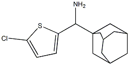 adamantan-1-yl(5-chlorothiophen-2-yl)methanamine Structure