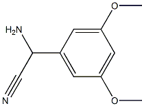 amino(3,5-dimethoxyphenyl)acetonitrile 구조식 이미지