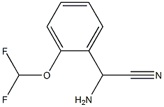 amino[2-(difluoromethoxy)phenyl]acetonitrile 구조식 이미지