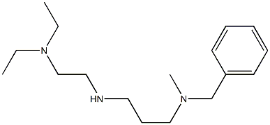 benzyl(3-{[2-(diethylamino)ethyl]amino}propyl)methylamine 구조식 이미지