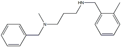 benzyl(methyl)(3-{[(2-methylphenyl)methyl]amino}propyl)amine Structure