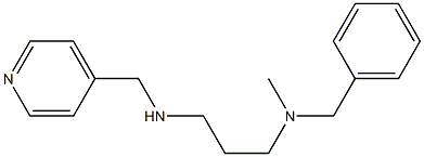 benzyl(methyl){3-[(pyridin-4-ylmethyl)amino]propyl}amine Structure