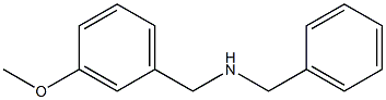 benzyl[(3-methoxyphenyl)methyl]amine Structure